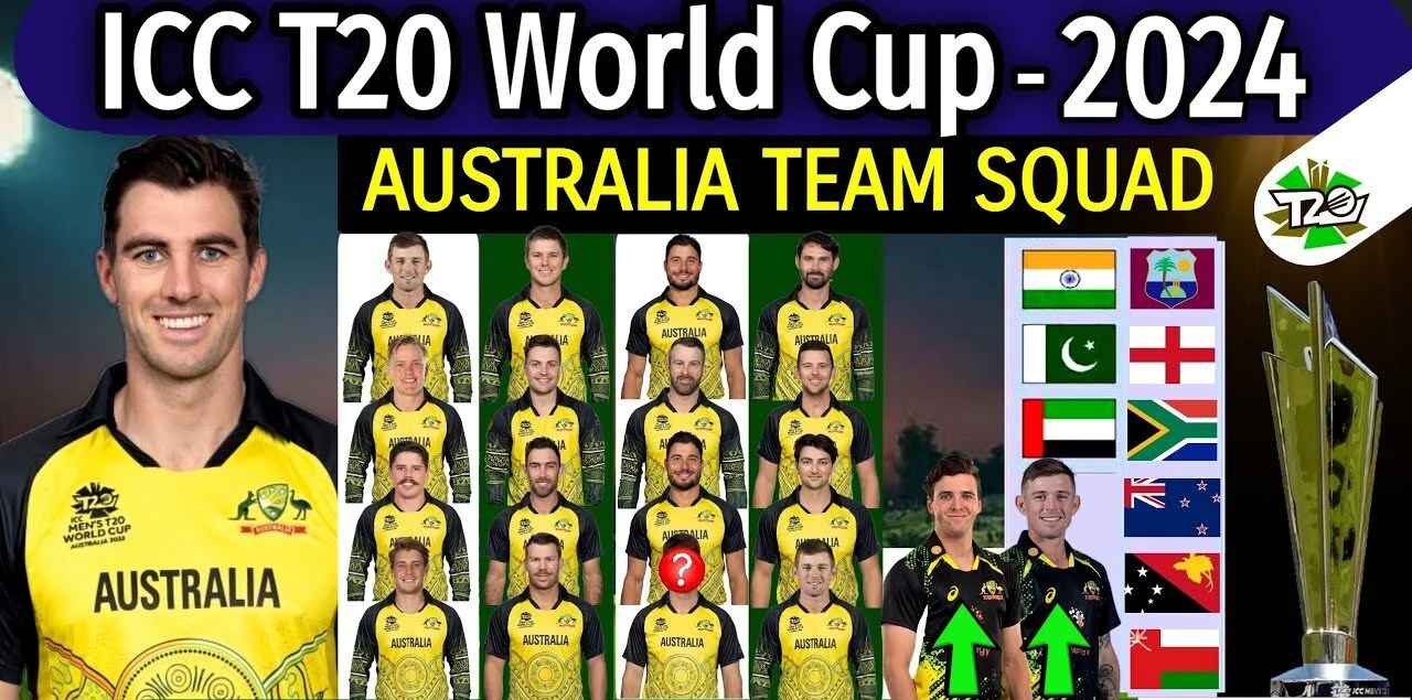 Full List of Players in Australia's Squad for the ICC T20 World Cup 2024